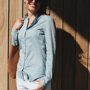 The Caroline in Light Blue Chambray
