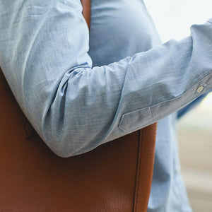The Caroline in Light Blue Chambray
