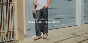9 Oz. Candiani Italian Selvage Chambray - Democratic Fit