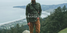 Load image into Gallery viewer, Olive Twill Highlands Shirt

