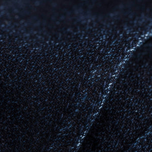 The Après Short in Indigo Crepe