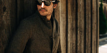 Load image into Gallery viewer, The Gibson Jacket in Olive Herringbone Wool
