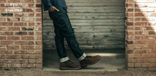 Load image into Gallery viewer, The Democratic Jean in Green Cast Selvage
