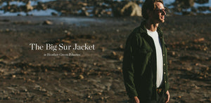 The Big Sur Jacket in Heather Olive Polartec