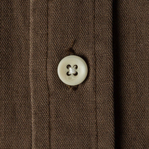 The California in Khaki Herringbone