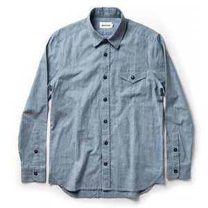 The Cash Shirt in Washed Hemp Chambray