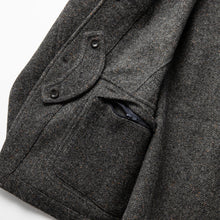 Load image into Gallery viewer, The Gibson Jacket in Charcoal Birdseye Wool
